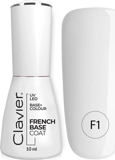 Изображение Clavier Luxury French Base kolorowa baza hybrydowa F1 Milky Way 10ml