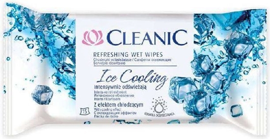 Picture of Cleanic Chusteczki odwieajce Antybakteryjne Ice Cooling 1 op.-15szt