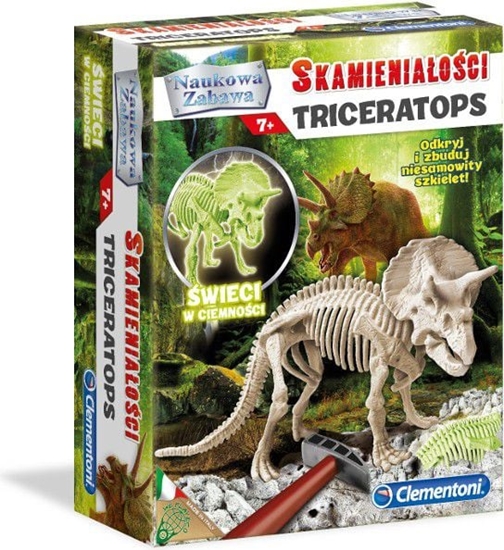 Изображение Clementoni Skamieniaoci Triceratops - 60892