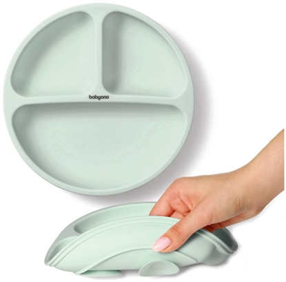 Picture of Colorovo Silikonowy talerzyk z przyssawk Canpol babies (1482/03)