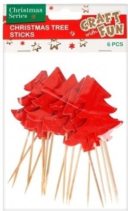 Attēls no Craft with Fun Ozdoba dekoracyjna patyk choinka