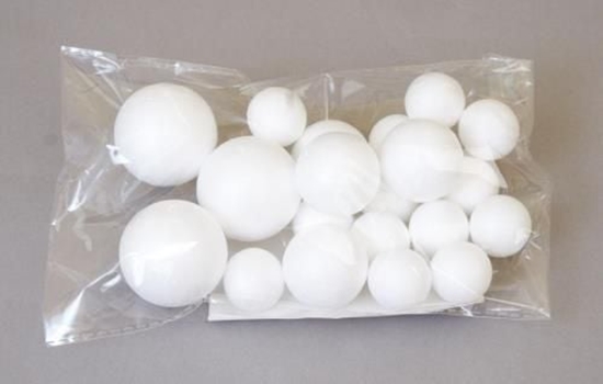 Picture of Craft with Fun Ozdoba Dekoracyjna Styropianowa Bombka Mix