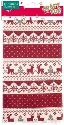 Attēls no Craft with Fun Ozdoba dekoracyjna tkanina 45x50cm