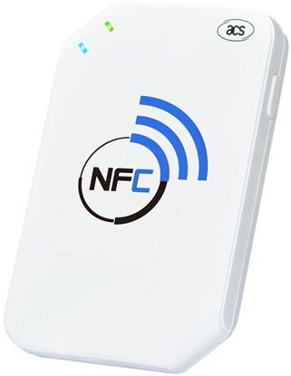 Изображение Czytnik ACS ACS ACR1255U-J1 czytnik do kart chipowych Bateria USB 1.1 Biay