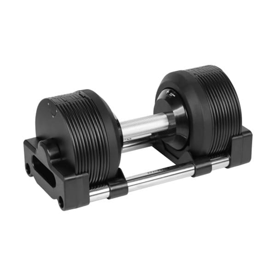 Picture of Čuguna regulējama automātiskā hantele 24 kg, 1 kg solis, REBEL ACTIVE (1gab.)