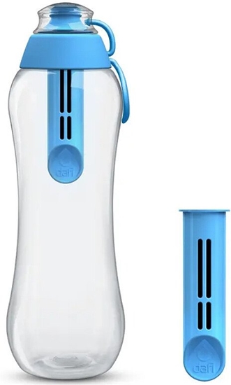 Изображение Dafi Butelka filtrujca Soft niebieska 700 ml + 2 filtry