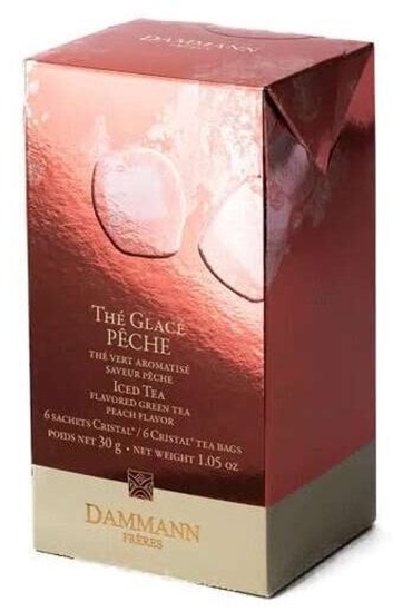 Изображение Dammann Herbata zielona na zimno Peach Blossom 6 saszetek