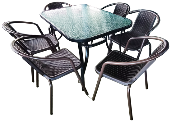 Picture of Dārza komplekts, galds ar 6 krēsliem