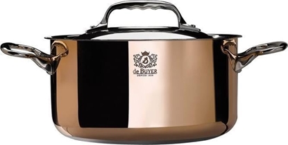 Picture of De Buyer De Buyer Prima Matera Saucepot copper/steel 24 cm induction