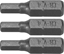 Изображение Dedra Kocówki wkrtakowe Hex H4x25mm, 3szt blister (18A04H40-03)