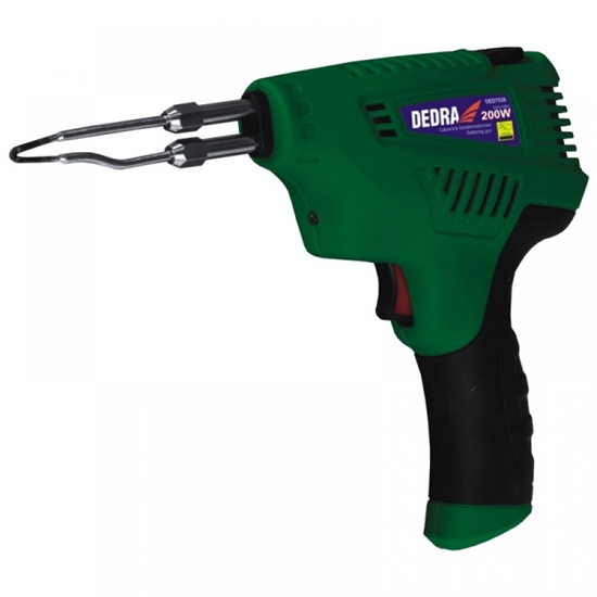 Изображение Dedra Lutownica transformatorowa 200W z regulacj temperatury + akcesoria - DED7538