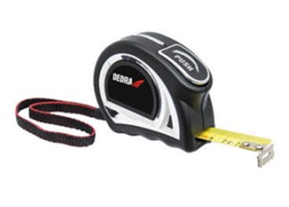 Изображение Dedra Miara zwijana 25mm/8m auto blokada tamy zawieszka - M876P