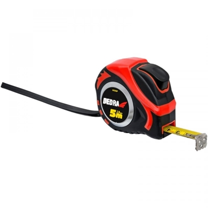 Изображение Dedra Miara zwijana z auto-blokad gumowana 19mm x 5m (M591P)