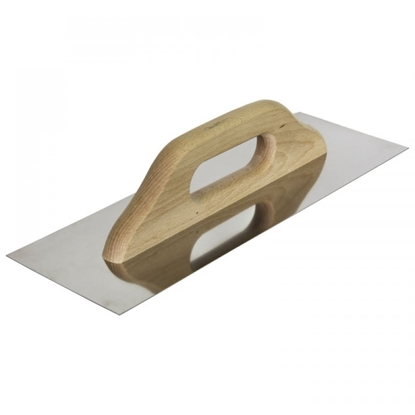 Изображение Dedra Paca nierdzewna gadka 380x130mm uchwyt drewno bukowe - 15B001