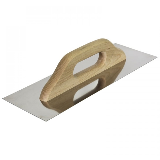 Изображение Dedra Paca nierdzewna gadka 380x130mm uchwyt drewno bukowe - 15B001