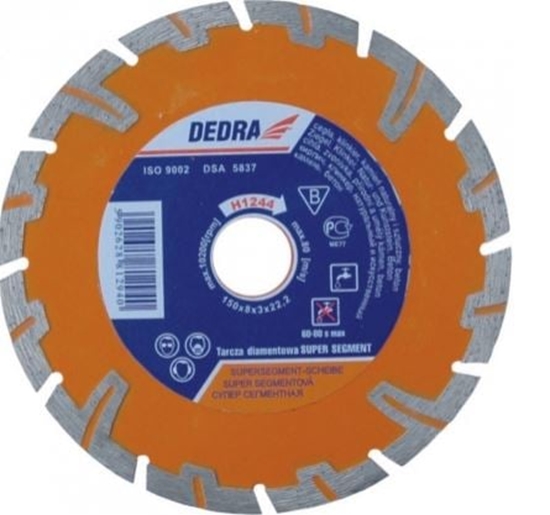 Изображение Dedra Tarcza diamentowa Super Segment do cicia betonu 150mm H1244