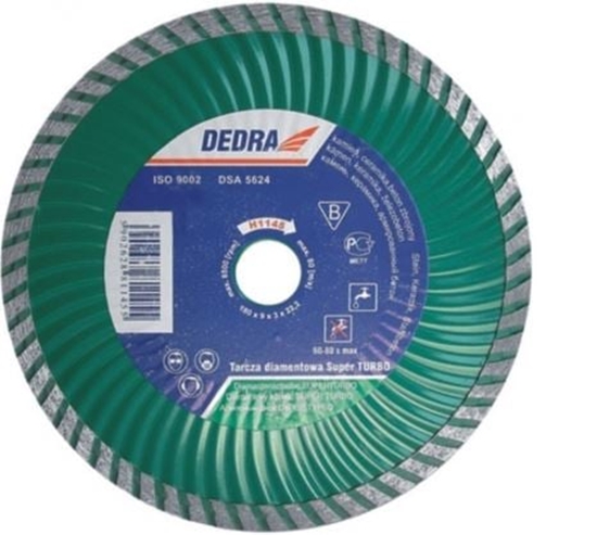 Изображение Dedra Tarcza diamentowa Super Turbo do cicia betonu zbrojonego 115mm H1142