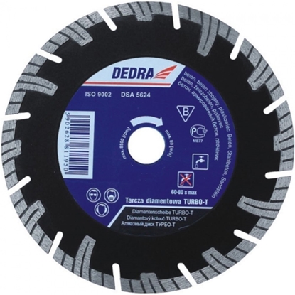 Изображение Dedra Tarcza diamentowa tnca Turbo-T 250mm 25,4mm H1198E