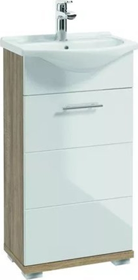 Picture of Deftrans CABINET WASHBASIN BARI D45 WHITE/WOOD