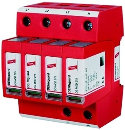 Attēls no Dehn Ogranicznik przepi DEHNGUARD M TNS 275 4-biegunowy do sieci 230V AC 952400