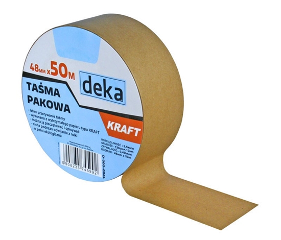 Изображение Deka Tama pakowa papierowa KRAFT 48mm 50mb