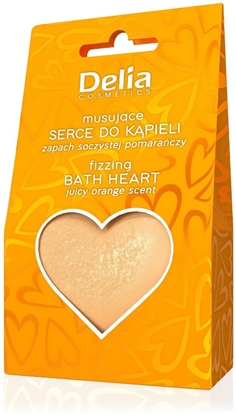 Attēls no Delia Musujce serce do kpieli o zapachu Soczystej Pomaraczy 100g