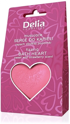 Attēls no Delia Musujce serce do kpieli o zapachu Sodkiej Poziomki 100g