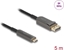 Picture of Delock Active Optical Cable USB Type-C™ to DisplayPort 8K 60 Hz 40 Gbps 5 m
