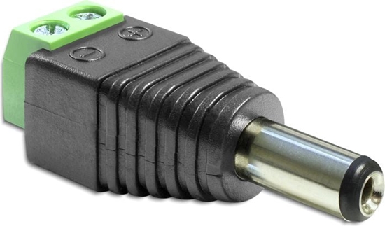 Picture of Delock Adapter DC 5.5 x 2.5 mm male > Terminal Block 2 pin