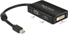Picture of Delock Adapter mini DisplayPort 1.1 male to VGA / HDMI / DVI female Passive black