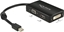 Attēls no Delock Adapter mini DisplayPort 1.1 male to VGA / HDMI / DVI female Passive black