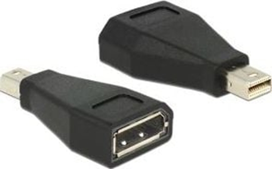 Picture of Delock Adapter mini DisplayPort 1.2 male > DisplayPort female black