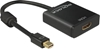 Picture of Adapters mini DP 1.2 M > HDMI F, 4K aktīvs, 20cm, melns, Delock