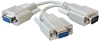 Picture of Delock Adapter Serial D-Sub9 male > 2 x female 17 cm