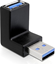 Изображение Delock Adapter USB 3.0 male-female angled 270° vertical