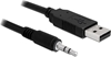 Изображение Delock Converter USB 2.0 Type-A male to Serial TTL 3.5 mm 3 pin stereo jack 1.8 m (5 V)
