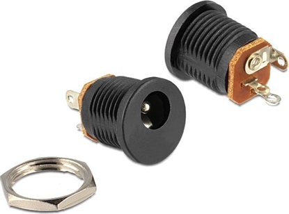 Picture of Delock Installation socket DC 2.1 x 5.5 mm soldering version