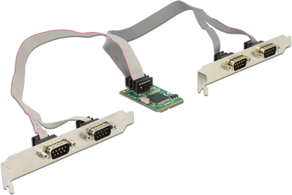 Picture of Delock Mini PCIe Card > 4 x Serial RS-232