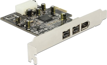 Picture of Delock PCI Express x1 Card > 2 x external FireWire B + 1 x external FireWire A