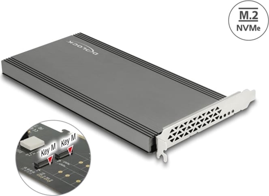 Picture of Delock PCI Express x16 Card to 2 x internal NVMe M.2 Key M