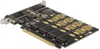 Picture of Delock PCI Express x16 Card to 4 x internal NVMe M.2 Key M - Bifurcation