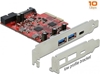 Picture of Delock PCI Express x4 Card to 1 x external USB Type-C™ female + 2 x external USB Type-A female SuperSpeed USB 10 Gbps + 1 x internal USB 5 Gbps Pin Header