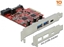 Attēls no Delock PCI Express x4 Card to 1 x external USB Type-C™ female + 2 x external USB Type-A female SuperSpeed USB 10 Gbps + 1 x internal USB 5 Gbps Pin Header