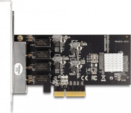 Picture of Delock PCI Express x4 Network Card Gigabit LAN 4 x RJ45 RTL8111