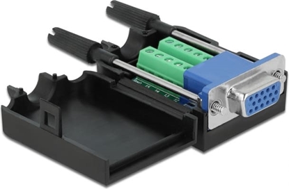 Attēls no Delock VGA15 female to Terminal Block Adapter with Enclosure