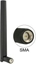 Picture of Delock ZigBee Antenna Multi Bluetooth, GSM, LTE, UMTS, WLAN IEEE 802.11 b/g/n SMA 1 ~ 4.3 dBi Omnidirectional Joint Black