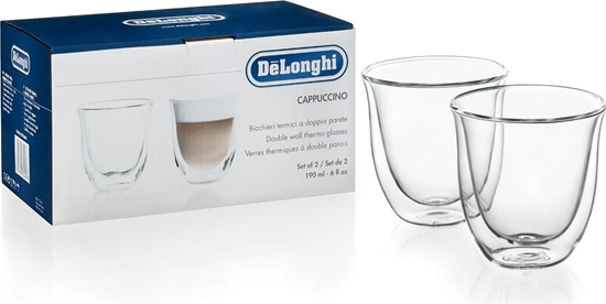 Изображение DeLonghi Szklanki do Cappuccino 2szt. 190ml