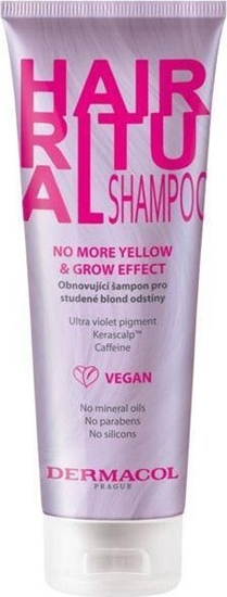 Picture of Dermacol Hair Ritual No More Yellow & Grow Effect Shampoo 250 ml