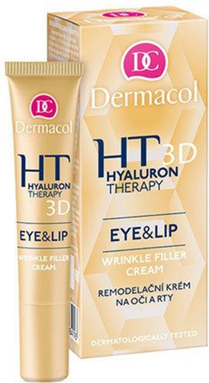Изображение Dermacol Hyaluron Therapy 3D Eye & Lip Cream Krem pod oczy 15ml