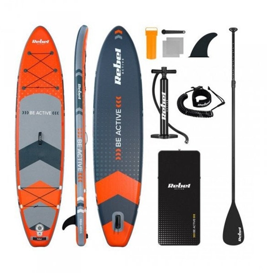 Изображение Deska SUP REBEL ACTIVE pompowana 350x81x15cm pomaraczowa